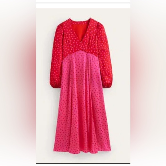 Boden Dresses & Skirts - Boden dress US 12 NWT Blouson sleeve midi dress